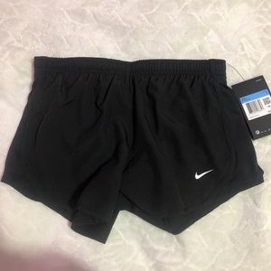 black nike shorts